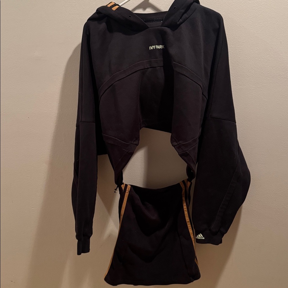 Ivy Park Hooded Cutout Dress Medium - image 5